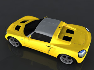 opel speedster turbo 3D मॉडल