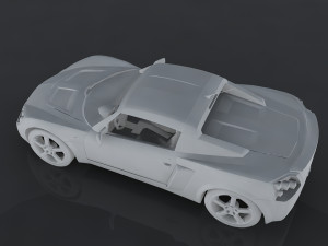 opel speedster turbo 3D मॉडल
