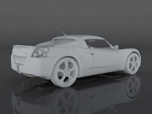 opel speedster turbo 3D मॉडल