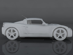opel speedster turbo 3D मॉडल