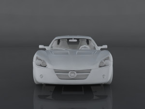 opel speedster turbo 3D मॉडल