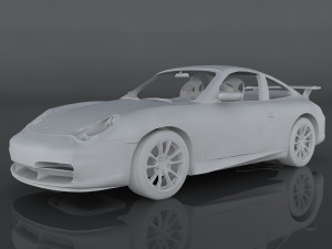 porsche 911 gt3 996 3D Модель