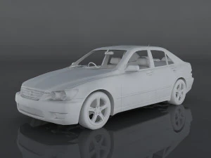 toyota altezza rs200 3D Model