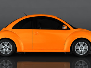 volkswagen beetle turbo 3D Модель