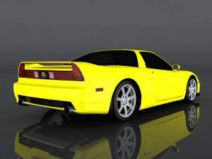 acura nsx 3D मॉडल