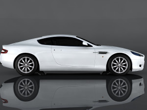 aston martin db9 3D Model