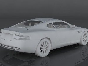 aston martin db9 3D Model
