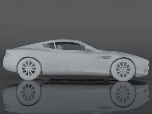 aston martin db9 3D Model