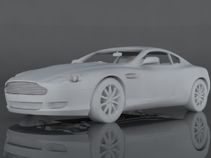 aston martin db9 3D Model
