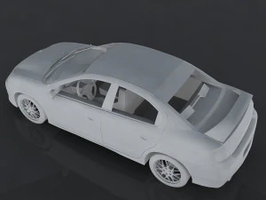 dodge srt4 3D Model