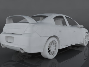 dodge srt4 3D Model