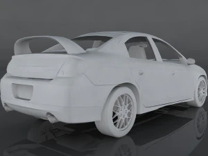 dodge srt4 3D Model