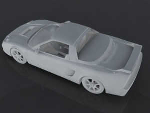 honda nsx-r Modèle 3D