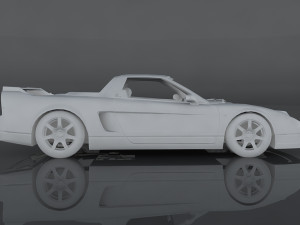 honda nsx-r Modèle 3D