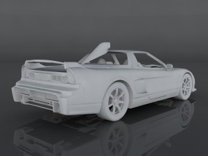 honda nsx-r gt 3D Модель