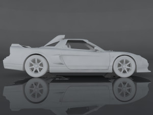 honda nsx-r gt 3D Модель