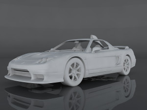 honda nsx-r gt 3D Модель