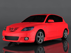 mazda axela sport 23s Modello 3D