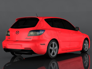 mazda axela sport 23s 3D Модель
