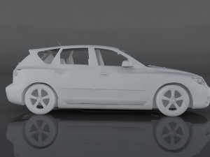 mazda axela sport 23s 3D Модель