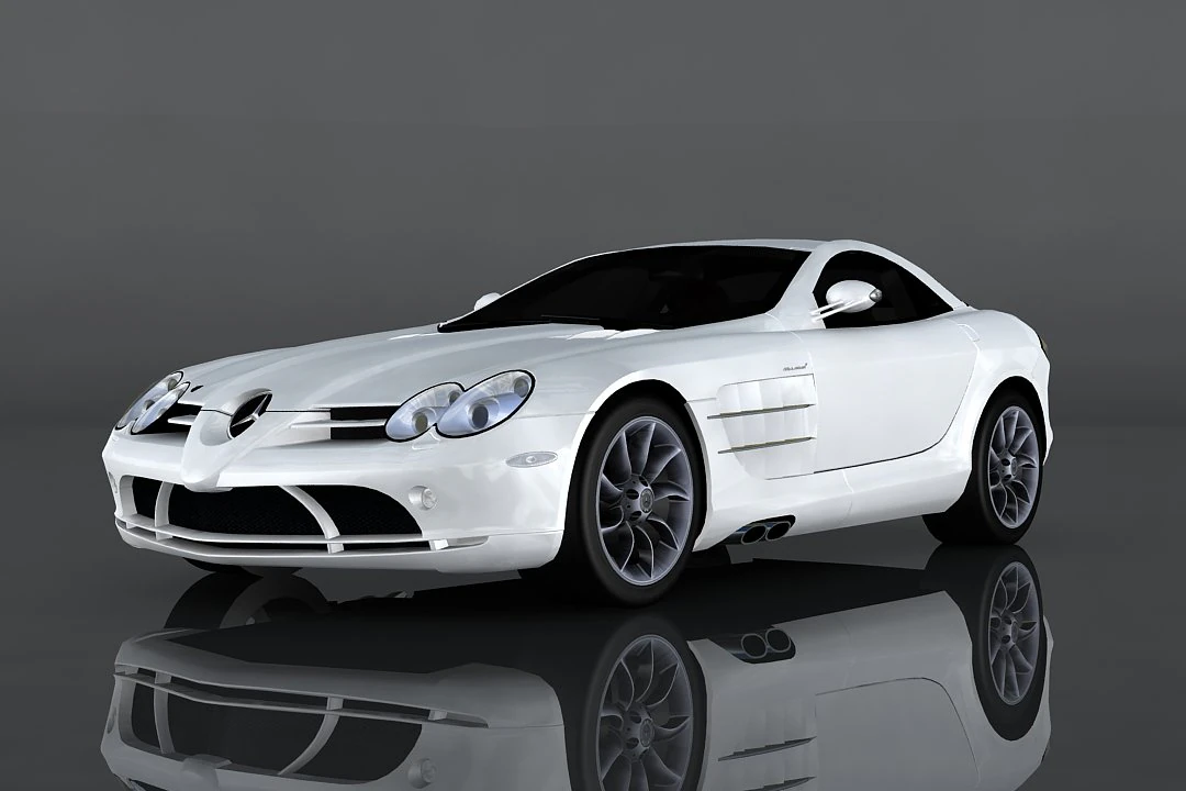 mercedes-benz slr mclaren 3D Model .c4d .max .obj .3ds .fbx .stl .blend 