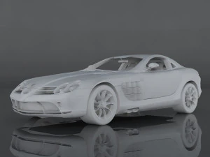 mercedes-benz slr mclaren 3D Model