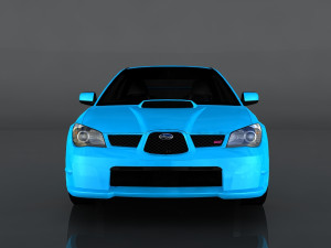 subaru impreza wrx sti Modello 3D