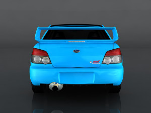 subaru impreza wrx sti Modello 3D
