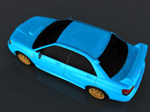 subaru impreza wrx sti Modello 3D