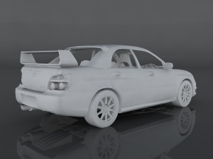 subaru impreza wrx sti Modello 3D