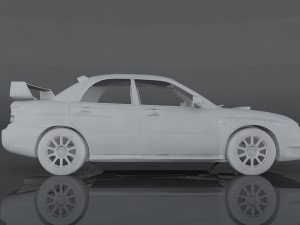subaru impreza wrx sti Modello 3D