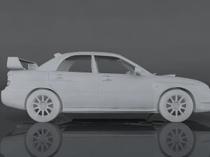 subaru impreza wrx sti 3D Model