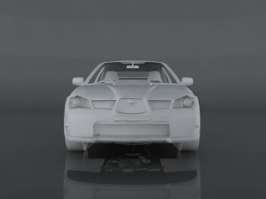 subaru impreza wrx sti Modello 3D