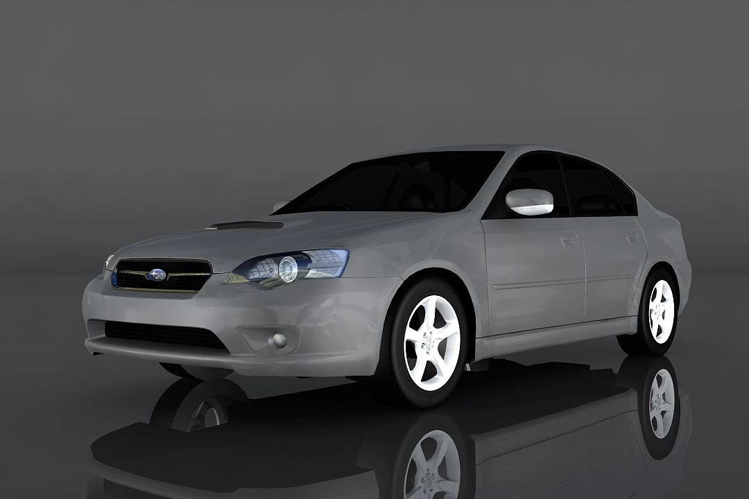 subaru legacy b4 3D Model .c4d .max .obj .3ds .fbx .stl .blend 
