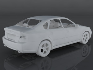 subaru legacy b4 3Dモデル