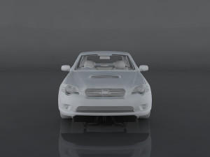 subaru legacy b4 3Dモデル