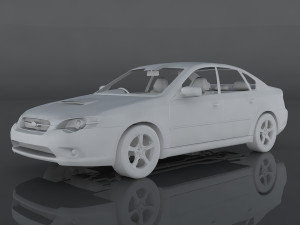 subaru legacy b4 3Dモデル