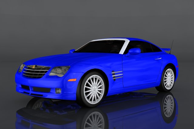 chrysler crossfire srt6 3Dモデル .c4d .max .obj .3ds .fbx .stl .blend 