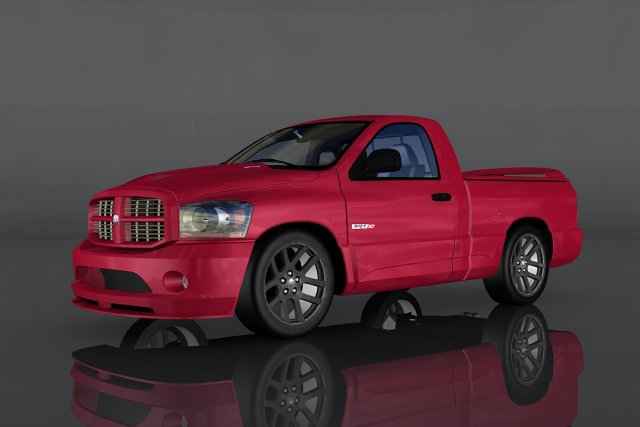 dodge ram Model 3D .c4d .max .obj .3ds .fbx .stl .blend 