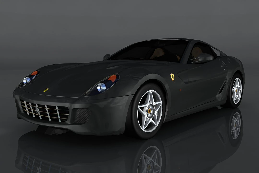 ferrari 599 gtb fiorano 3D Model .c4d .max .obj .3ds .fbx .stl .blend 