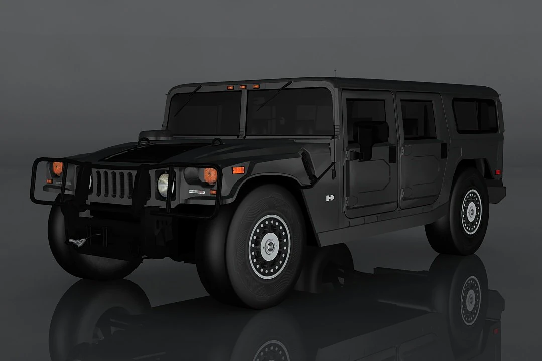 hummer h1 alpha 3D Model .c4d .max .obj .3ds .fbx .stl .blend