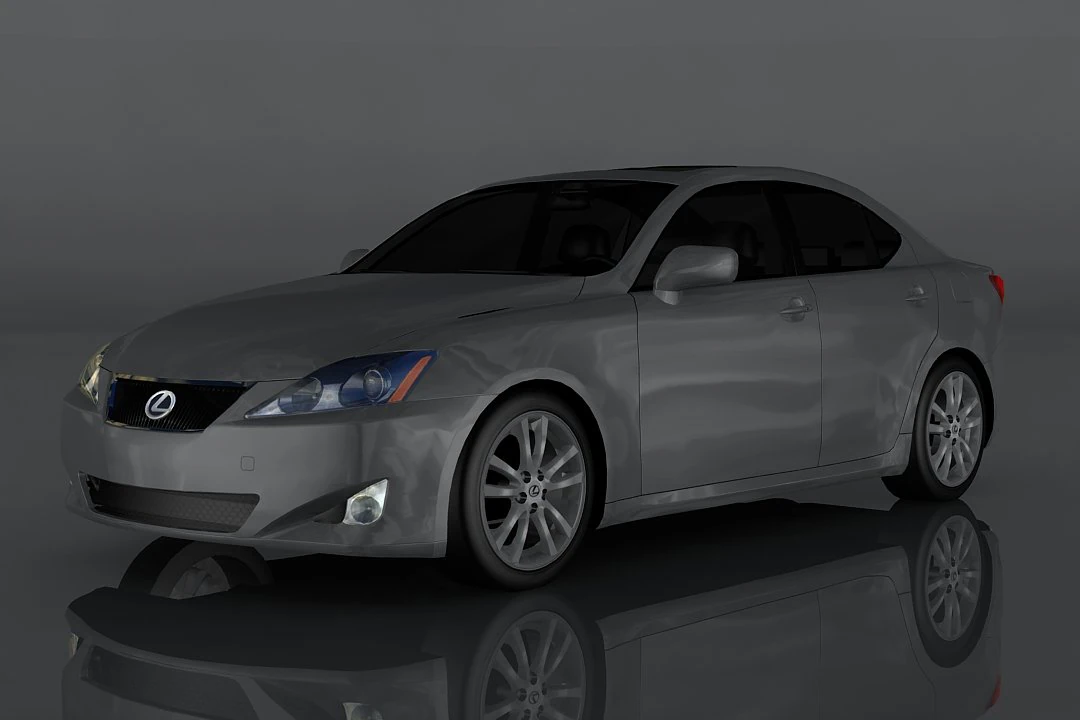 lexus is350 3D Model .c4d .max .obj .3ds .fbx .stl .blend 