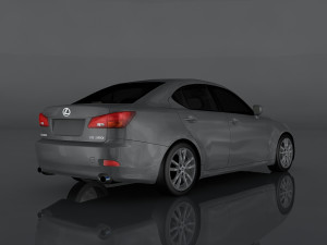 lexus is350 Modèle 3D