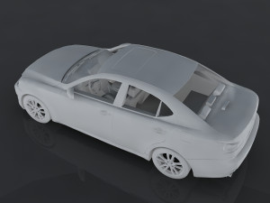 lexus is350 Modèle 3D