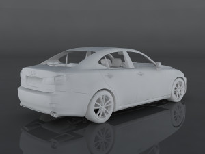 lexus is350 Modèle 3D