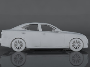 lexus is350 Modèle 3D