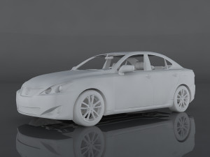 lexus is350 Modèle 3D
