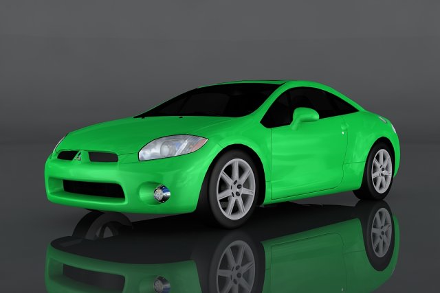 mitsubishi eclipse gt 3Dモデル .c4d .max .obj .3ds .fbx .stl .blend 