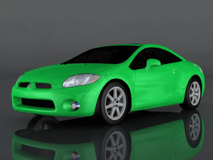 mitsubishi eclipse gt Modelo 3D