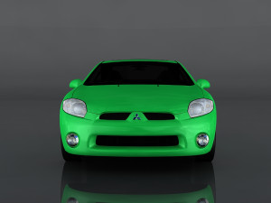 mitsubishi eclipse gt 3Dモデル